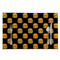 Cute Hamburger Pattern Print Placemat