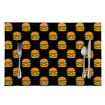 Cute Hamburger Pattern Print Placemat