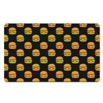 Cute Hamburger Pattern Print Polyester Doormat