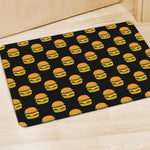 Cute Hamburger Pattern Print Polyester Doormat