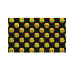 Cute Hamburger Pattern Print Polyester Flag