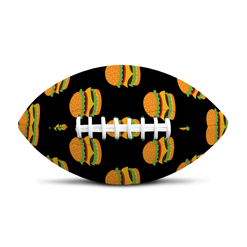 Cute Hamburger Pattern Print Rugby Ball