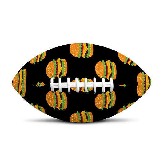 Cute Hamburger Pattern Print Rugby Ball