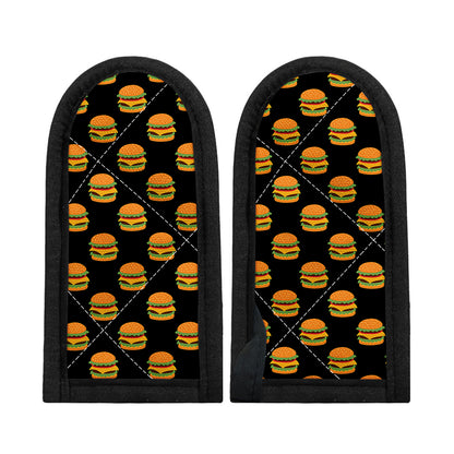 Cute Hamburger Pattern Print Skillet Handle Cover