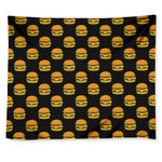 Cute Hamburger Pattern Print Tapestry