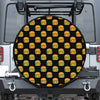 Cute Hamburger Pattern Print Tire Cover