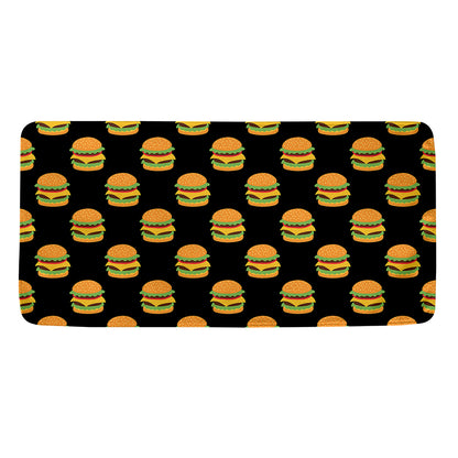 Cute Hamburger Pattern Print Towel