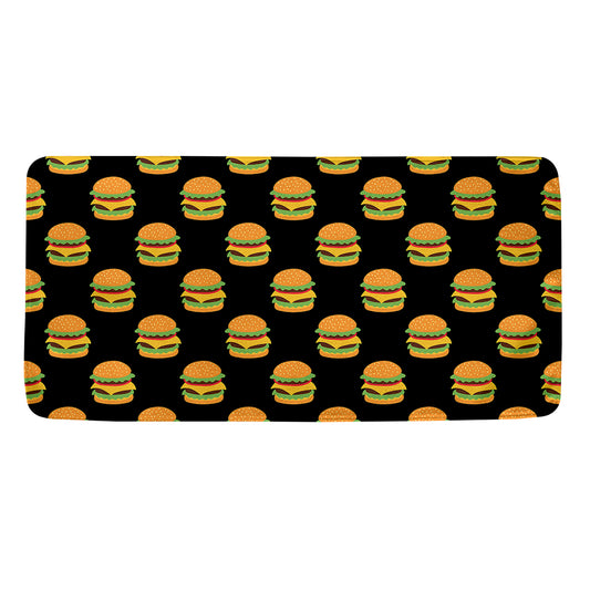 Cute Hamburger Pattern Print Towel