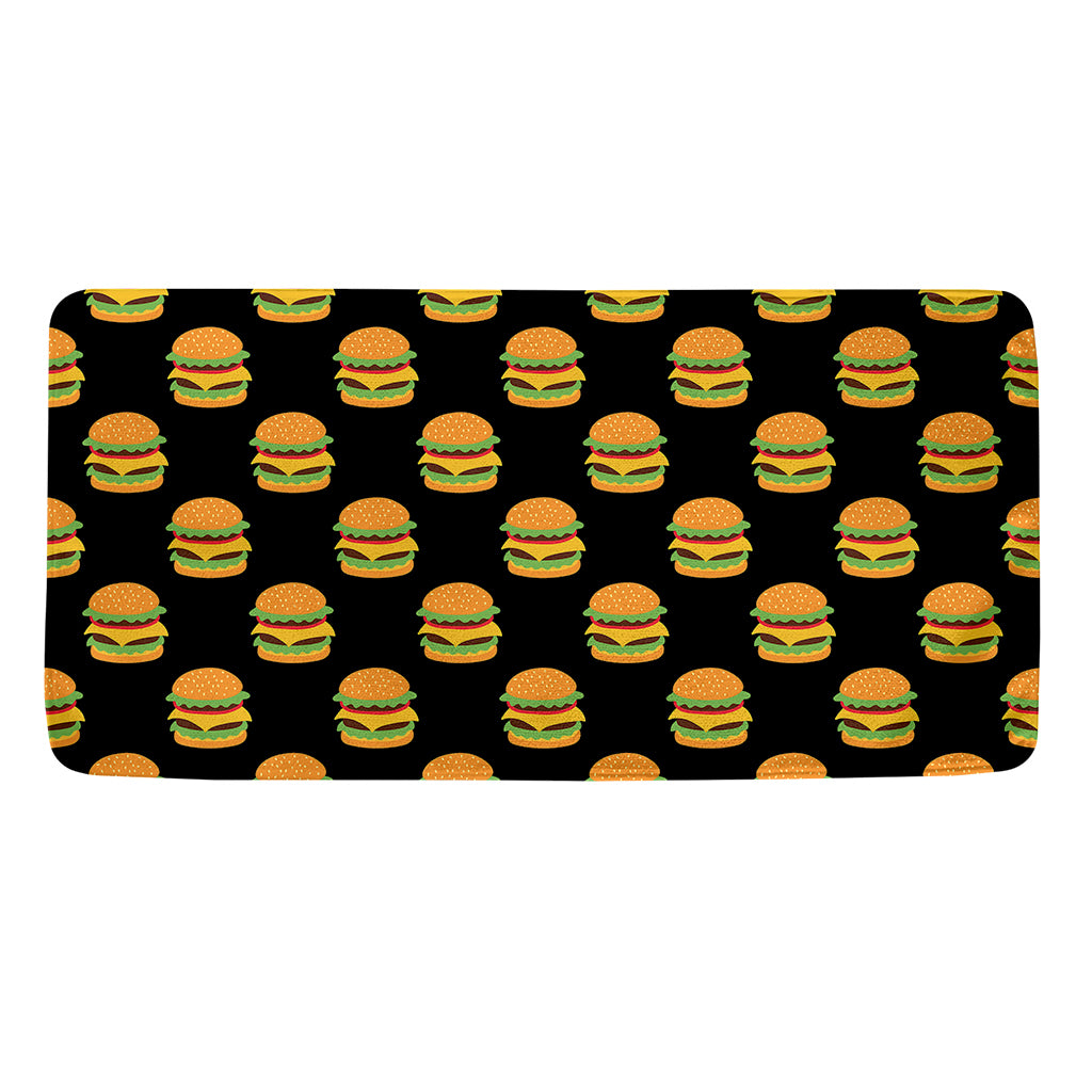 Cute Hamburger Pattern Print Towel