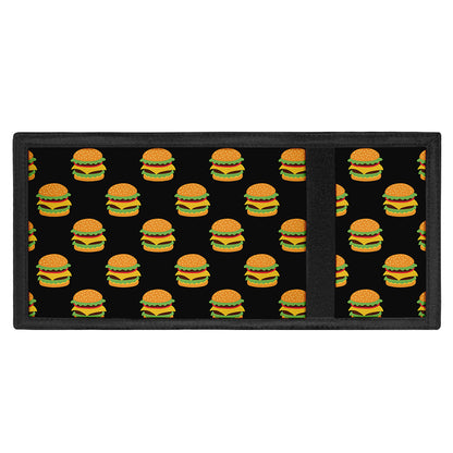 Cute Hamburger Pattern Print Trifold Wallet
