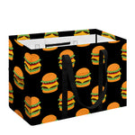 Cute Hamburger Pattern Print Utility Tote Bag
