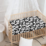Cute Happy Panda Pattern Print Baby Crib Sheet