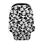 Cute Happy Panda Pattern Print Baby Seat Cover