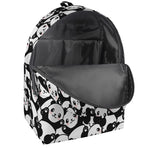 Cute Happy Panda Pattern Print Backpack