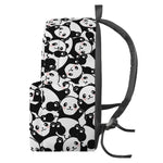 Cute Happy Panda Pattern Print Backpack