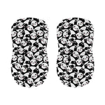 Cute Happy Panda Pattern Print Bar Stool Covers