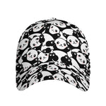 Cute Happy Panda Pattern Print Baseball Cap