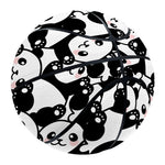 Cute Happy Panda Pattern Print Basketball