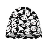 Cute Happy Panda Pattern Print Beanie