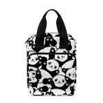 Cute Happy Panda Pattern Print Bible Tote Bag
