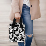 Cute Happy Panda Pattern Print Bible Tote Bag