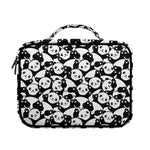Cute Happy Panda Pattern Print Briefcase Bible Bag