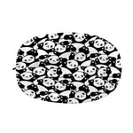 Cute Happy Panda Pattern Print Car Side Mirror Covers
