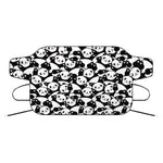 Cute Happy Panda Pattern Print Car Windshield Snow Cover