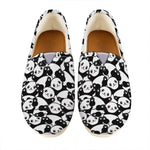 Cute Happy Panda Pattern Print Casual Shoes