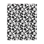 Cute Happy Panda Pattern Print Curtain