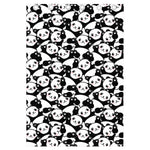 Cute Happy Panda Pattern Print Curtain