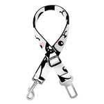 Cute Happy Panda Pattern Print Dog Seat Belt