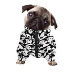 Cute Happy Panda Pattern Print Dog Zip Up Jacket