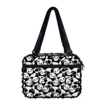 Cute Happy Panda Pattern Print Double Strap Bible Bag