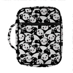 Cute Happy Panda Pattern Print Front Pocket Bible Bag