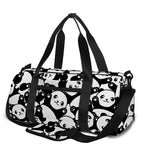 Cute Happy Panda Pattern Print Gym Bag