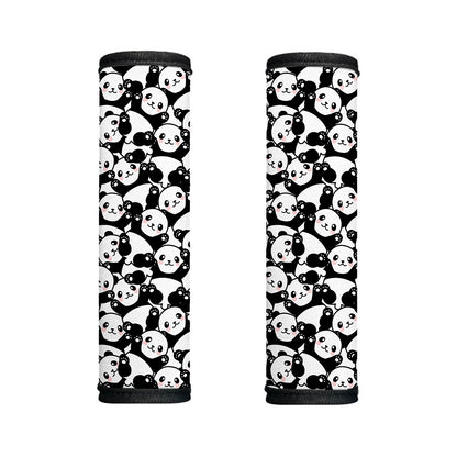 Cute Happy Panda Pattern Print Handle Covers
