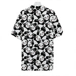 Cute Happy Panda Pattern Print Hawaiian Shirt