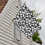 Cute Happy Panda Pattern Print House Flag
