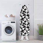 Cute Happy Panda Pattern Print Ironing Board Cover