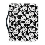 Cute Happy Panda Pattern Print Leather Bible Cover