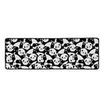 Cute Happy Panda Pattern Print Long Kitchen Mat