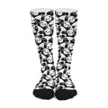 Cute Happy Panda Pattern Print Long Socks
