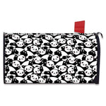 Cute Happy Panda Pattern Print Mailbox Cover