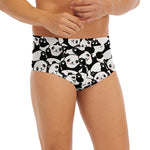 Cute Happy Panda Pattern Print Men's Briefs
