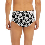 Cute Happy Panda Pattern Print Men's Briefs