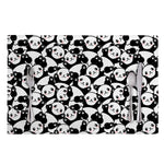 Cute Happy Panda Pattern Print Placemat