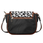 Cute Happy Panda Pattern Print Saddle Bag