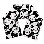 Cute Happy Panda Pattern Print Scarf
