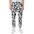 Cute Happy Panda Pattern Print Joggers